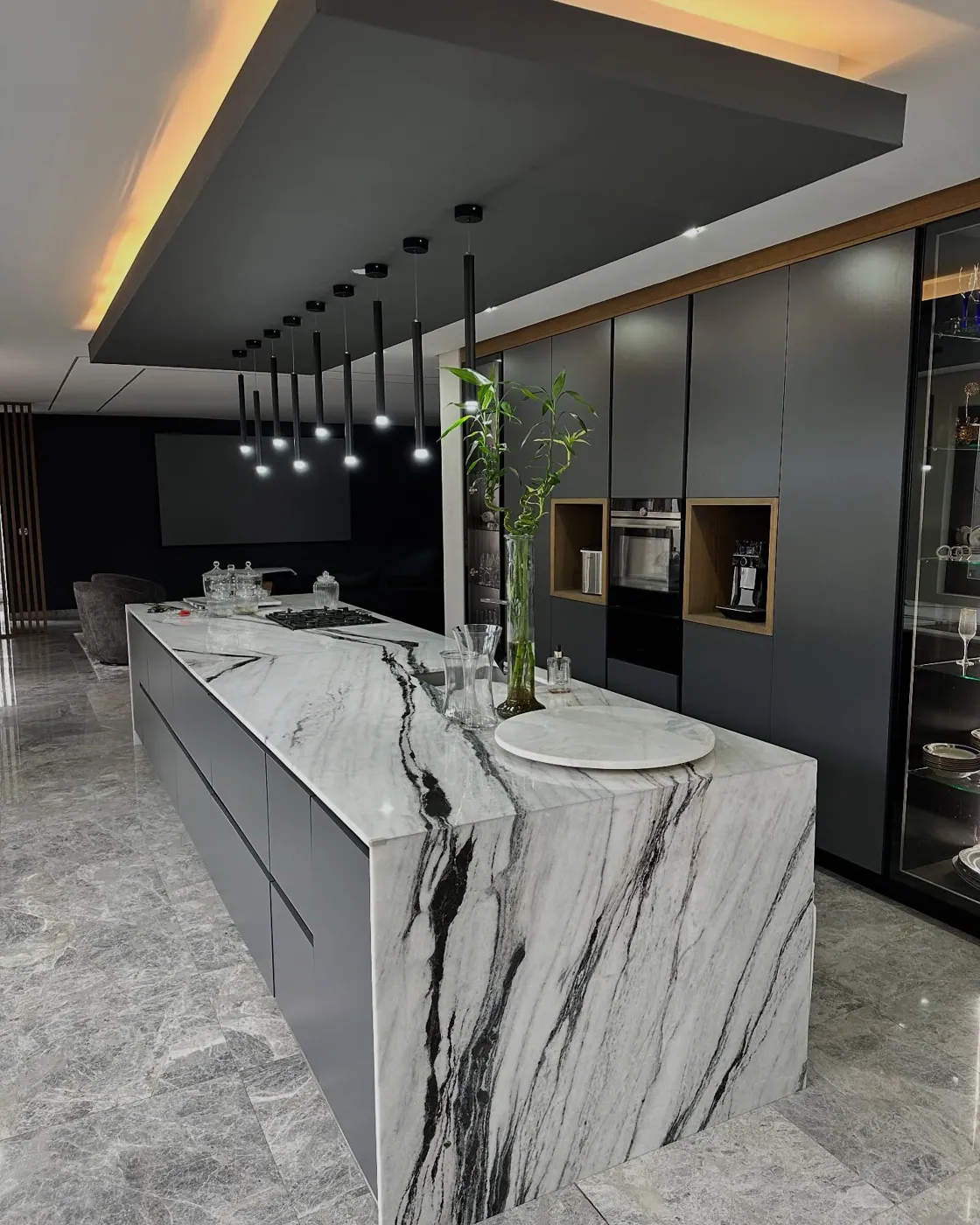 Marble countertops