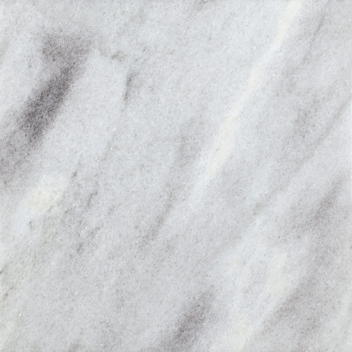 Blue Wave | marble tile Blue Wave marble tile — a cool white and soft grey palette, broad grey veins and softer shaded edges