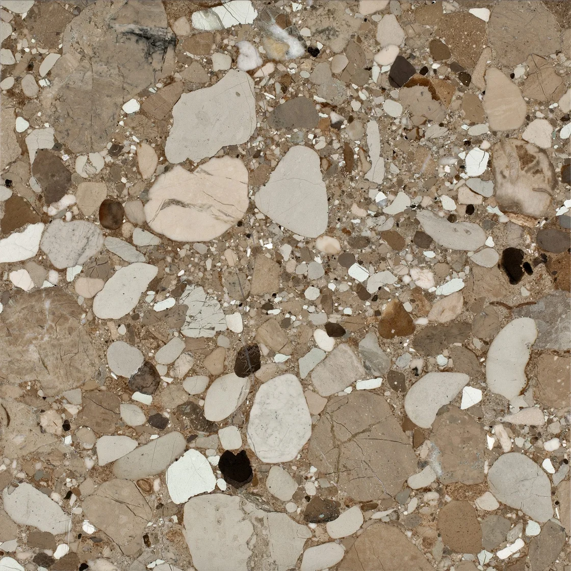 Breccia Adonis | marble tile Breccia Adonis marble tile — warm beige and pale cream tones, angular pale fragments within a richly contrasting matrix