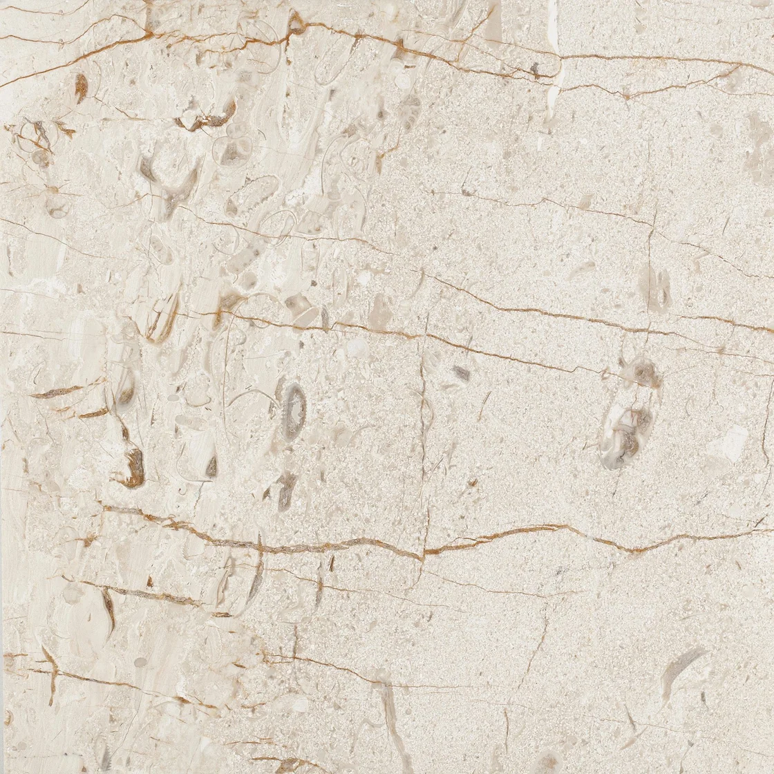Crema Nuova Standart | marble tile Crema Nuova Standart marble tile — warm beige and pale cream tones, horizontal cream bands and fine dark pores