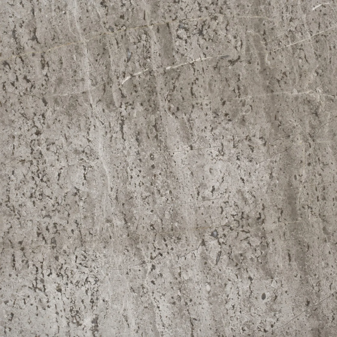 Marino Grey | marble tile Marino Grey marble tile — a balanced mid-grey background, slender vertical streaks and softly blurred bands