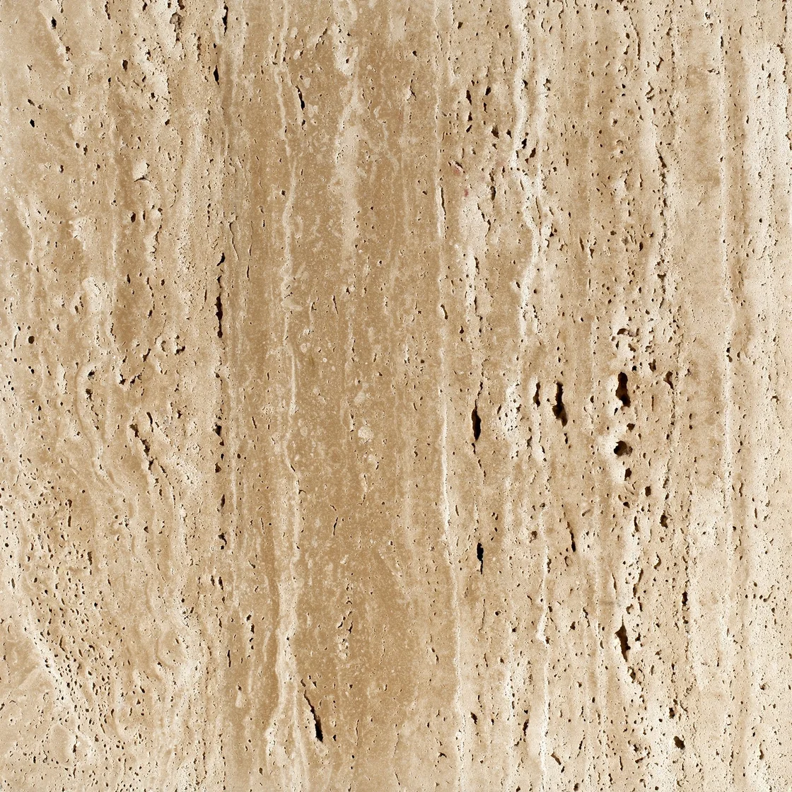 Classic Travertine VC/TFP | travertine tile Classic Travertine VC/TFP travertine tile — warm beige and pale cream tones, long vein-cut bands punctuated by natural pores
