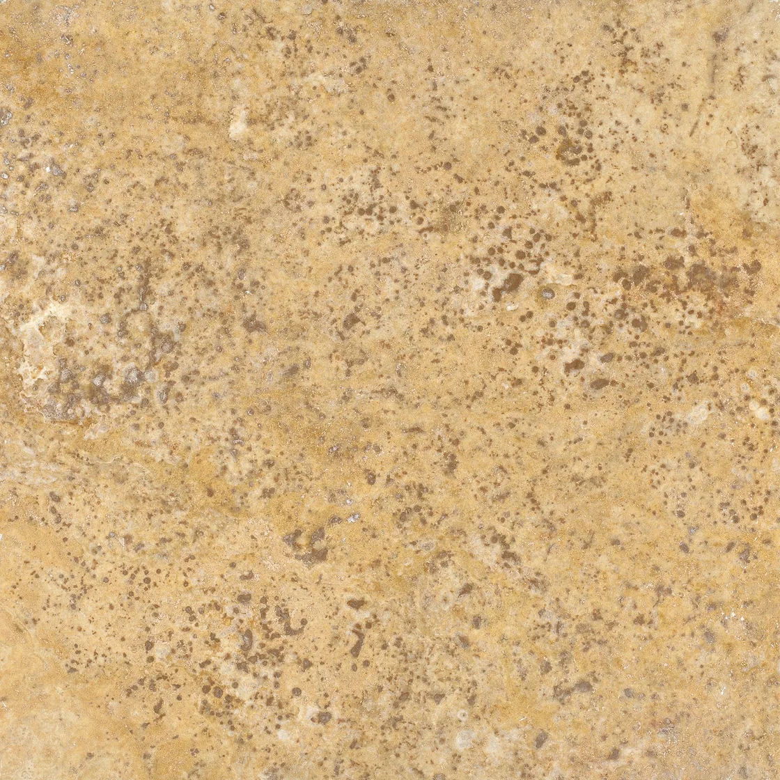 Demmer Apricot Travertine | travertine tile Demmer Apricot Travertine travertine tile — golden yellow and honey tones, a softly mottled pattern with small pale mineral flecks