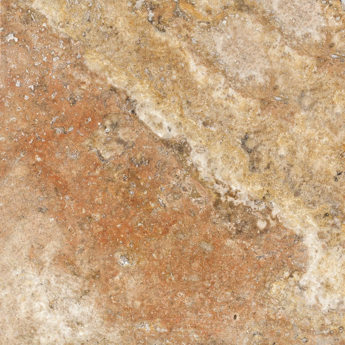 Leonardo Traverten (Dolgulu/Cilali) | travertine tile Leonardo Traverten (Dolgulu/Cilali) travertine tile — caramel brown and golden beige tones, flowing diagonal veins that carry the eye across the stone