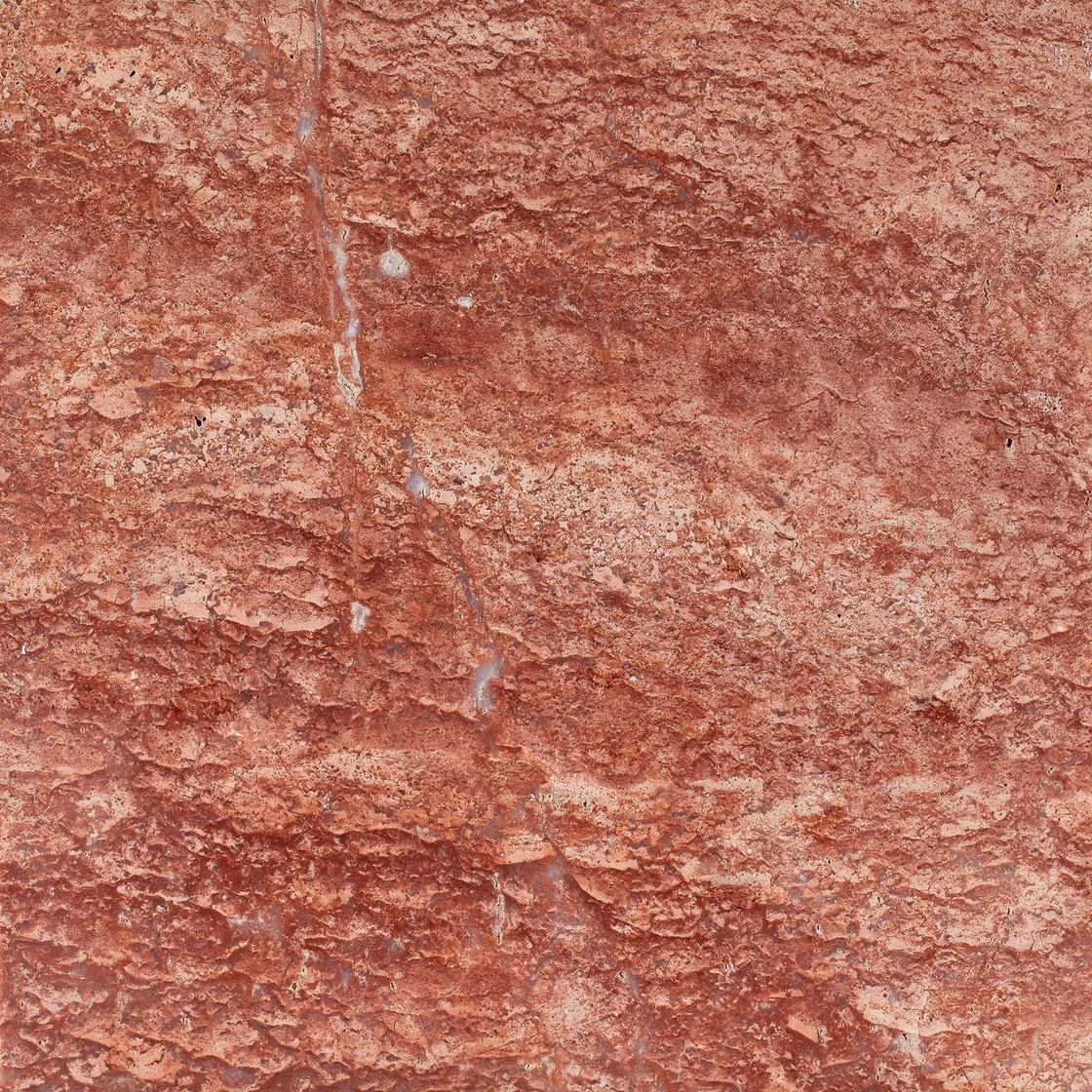 Red Travertine (Veincut-Honed & Filled) | travertine tile Red Travertine (Veincut-Honed & Filled) travertine tile — terracotta and warm red tones, rust-red layers and slender pale mineral lines